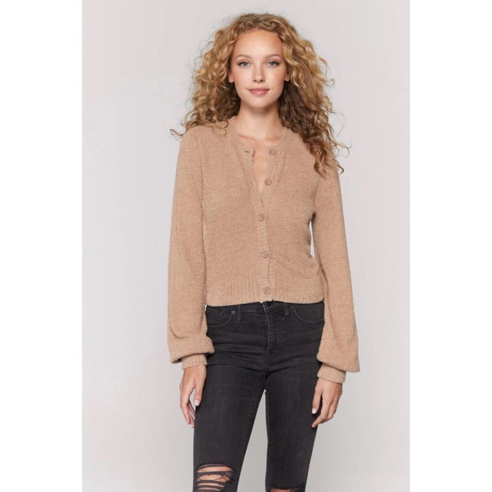New Spiritual Gangster Melody Sweater in Camel Women's Size S